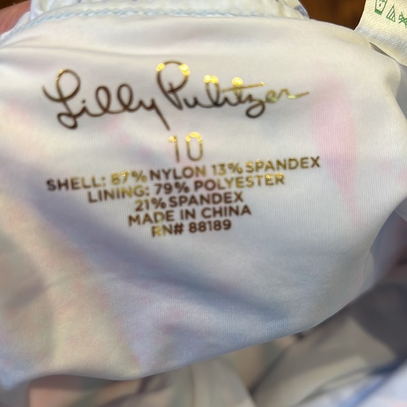 Lilly Pulitzer Kids UPF 50 Juliet Swimsuit Kaleidoscope coral NWT sizes 10&14 - Picture 7 of 12